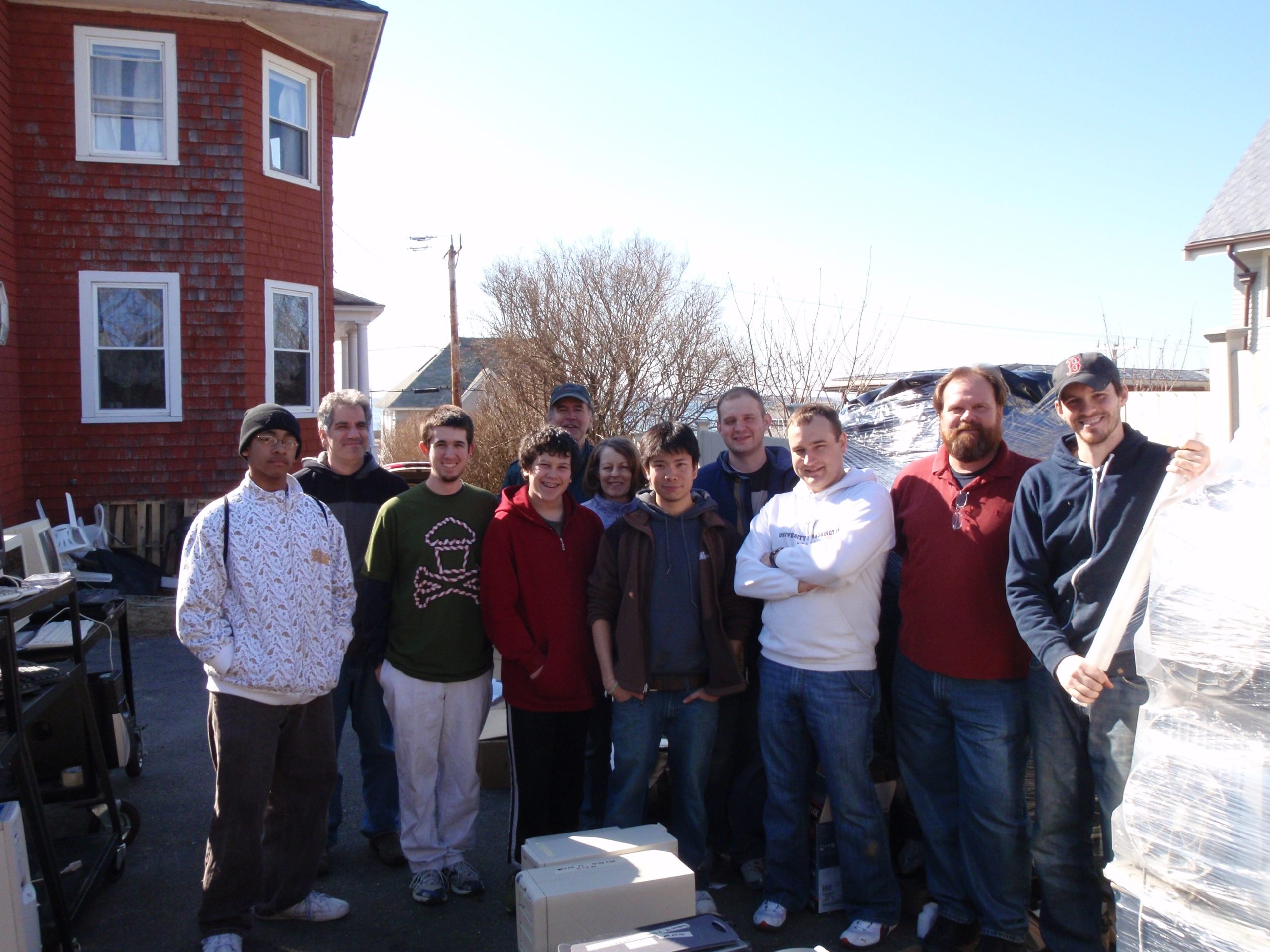 volunteers at WCE Hull, MA